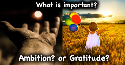 what-is-important-ambition-or-gratitude